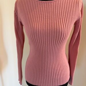 Chadwicks Ribbed Mauve Sweater